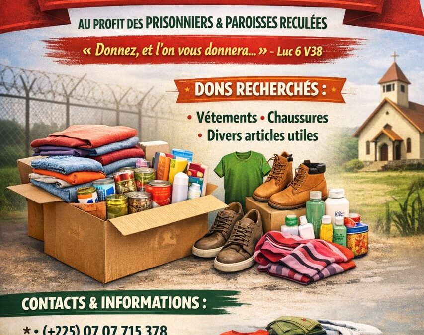 Collecte de dons en vivres et non vivres 2026